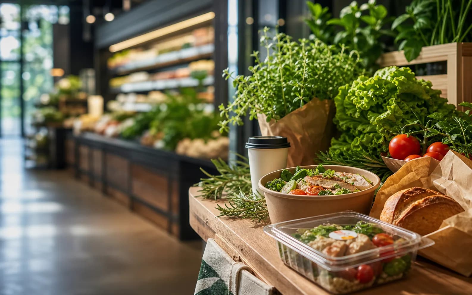 Gastrohub philosophy: fresh food details