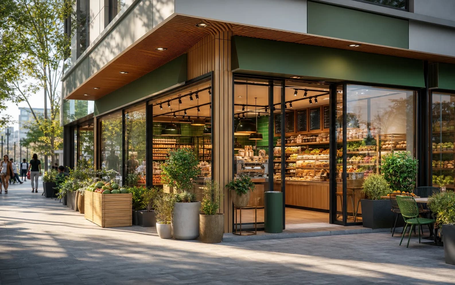 Gastrohub storefront as a neighborhood food hub