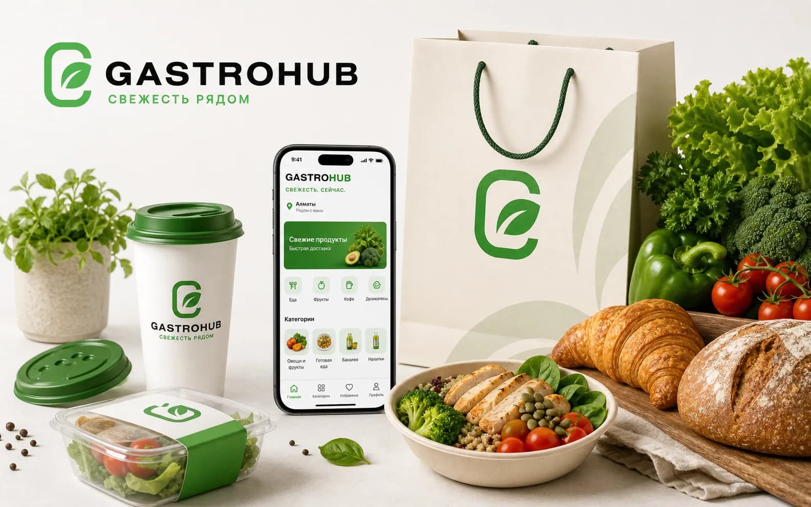 Gastrohub fresh food, ready meals, coffee and daily groceries hero
